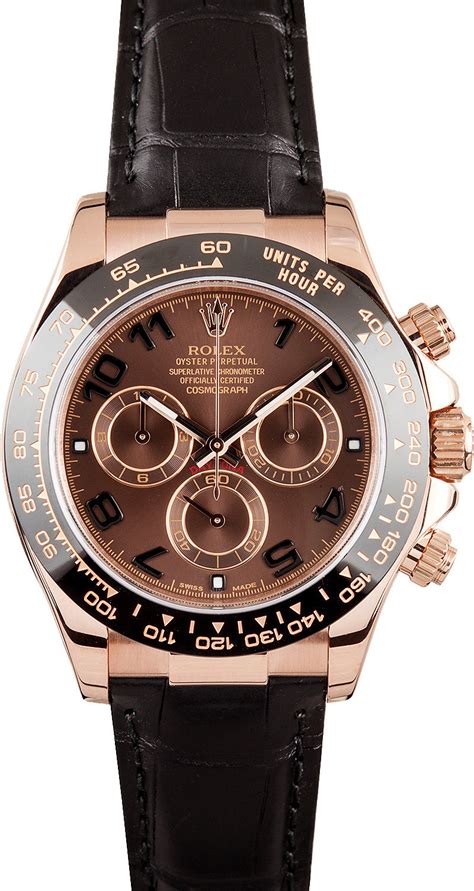 rose gold rolex daytona strap